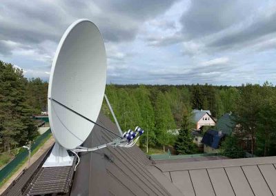 Установка спутниковой антенны для зарубежных спутников
